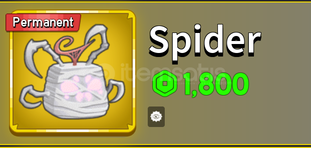 Blox Fruit Permanent Spider Blox Fruit Permanent Spider