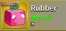Blox Fruit Permanent Rubber