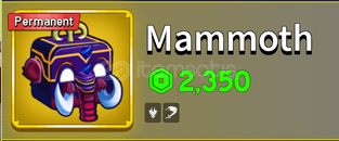 Blox Fruit Permanent Mammoth