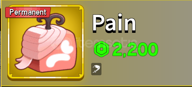 Blox Fruit Permanent Pain Blox Fruit Permanent Pain