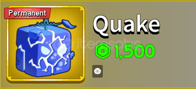 Blox Fruit Permanent Quake