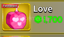 Blox Fruit Permanent Love