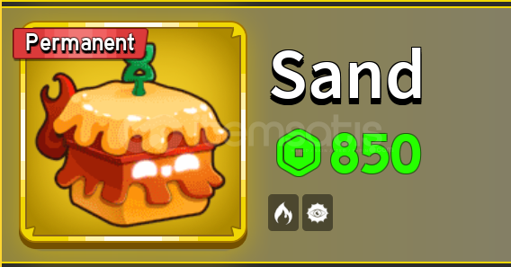 Blox Fruit Permanent Sand Blox Fruit Permanent Sand