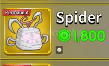 Blox Fruit Permanent Spider