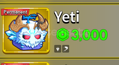 Blox Fruit Permanent Yeti