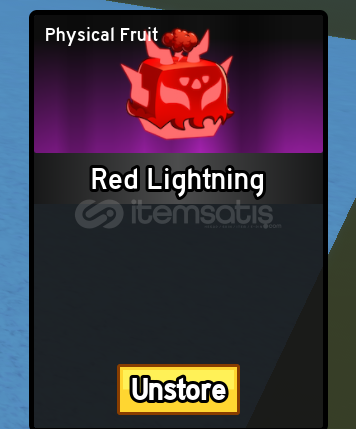 BLOX FRUIT RED LIGHTNING FRUIT BLOX FRUIT RED LIGHTNING FRUIT
