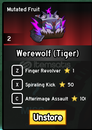 BLOX FRUIT WEREWOLF (TIGER) FRUIT 