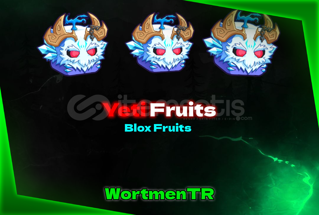 Blox Fruit Yeti Fruit (EN HIZLI TESLİMAT) Blox Fruit Yeti Fruit (EN HIZLI TESLİMAT)