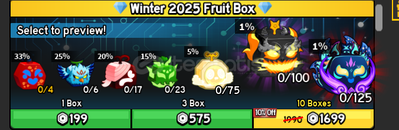 Blox Fruits +10 Box Winter Box