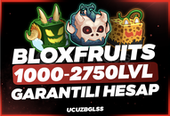 ⭐️Blox Fruits 1000-2750LVL GARANTİLİ RANDOM⭐️ ⭐️Blox Fruits 1000-2750LVL GARANTİLİ RANDOM⭐️