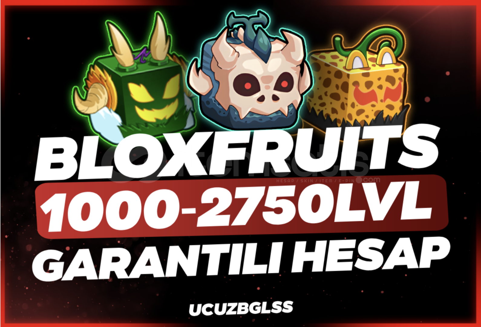 ⭐️Blox Fruits 1000-2750LVL GARANTİLİ RANDOM⭐️ ⭐️Blox Fruits 1000-2750LVL GARANTİLİ RANDOM⭐️