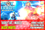 ⭐️Blox Fruits❤️1000+ LeveL Random Hesap❤️