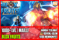 ⭐️Blox Fruits❤️1000+ LeveL Random Hesap❤️