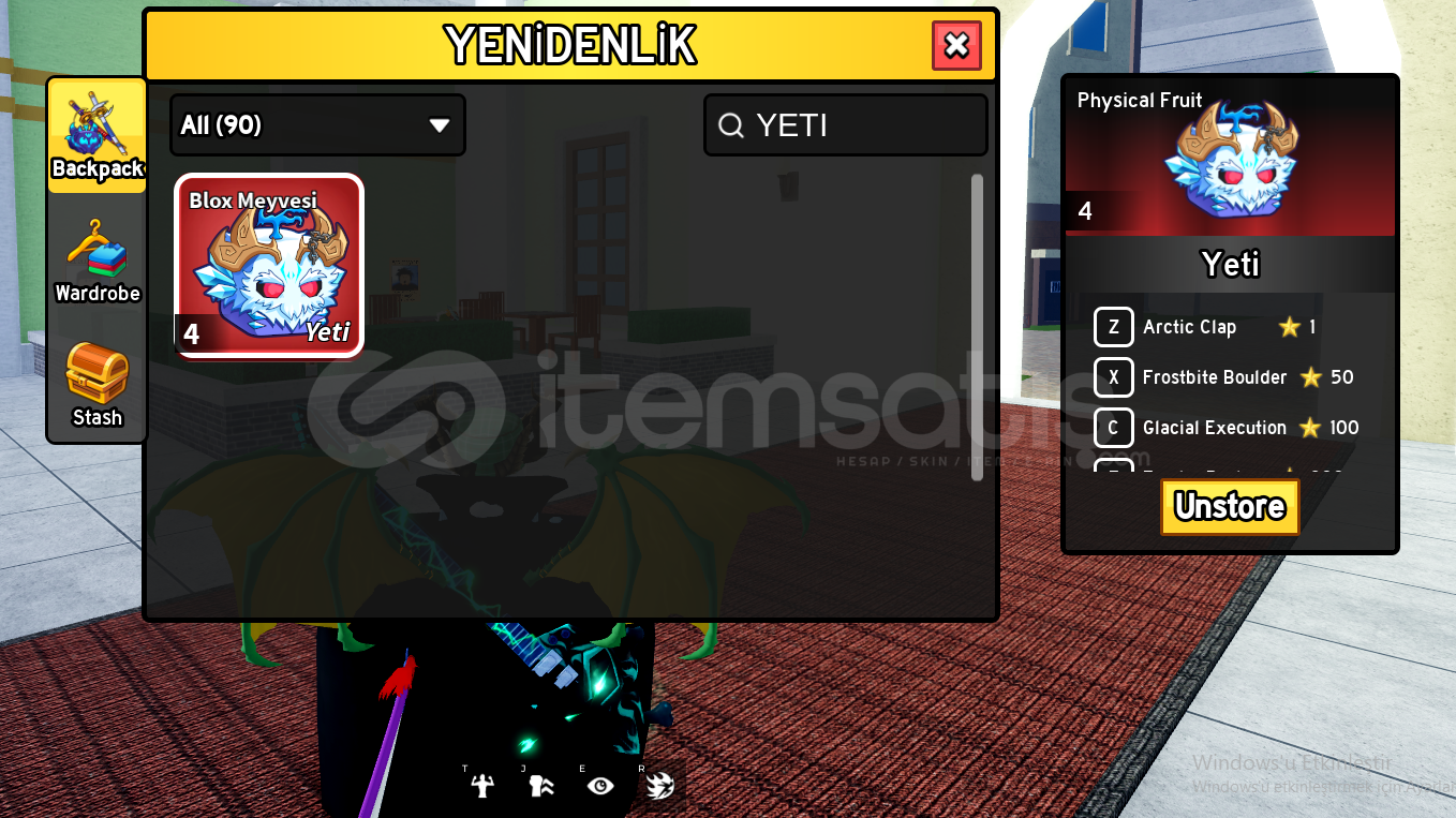 BLOX FRUITS 2 ADET YETI FRUIT BLOX FRUITS 2 ADET YETI FRUIT