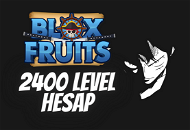 Blox Fruits 2400 Level Fruitli Hesap