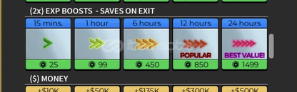 BLOX FRUITS 2X EXP 1 SAAT