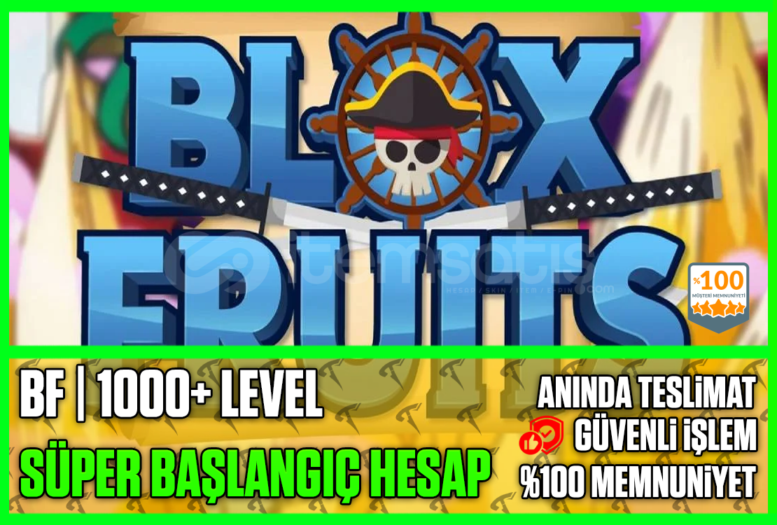 ⭐️Blox Fruits❤️1000+ Level Random Hesap❤️ ⭐️Blox Fruits❤️1000+ Level Random Hesap❤️