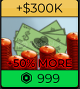 ✨Blox Fruits +$300K Cash✨