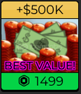 ✨Blox Fruits +$500K Cash✨