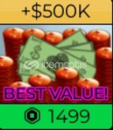 ✨Blox Fruits +$500K Cash✨