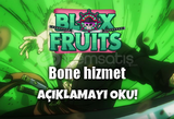 Blox Fruits BONE KASMA Hizmeti !!!