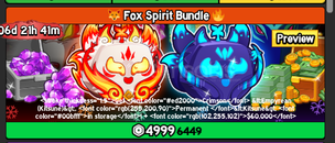 Blox Fruits Fox Spirit Bundle