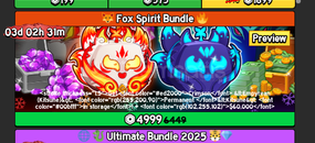 BLOX FRUITS FOX SPIRIT BUNDLE