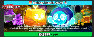 Blox Fruits Holiday Bundle 2025 (GIFT)