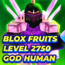2750 LEVEL + GOD HUMAN | BLOX FRUITS HESAP
