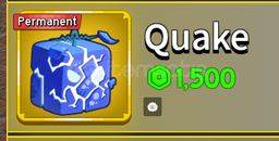 BLOX FRUITS PERMA QUAKE