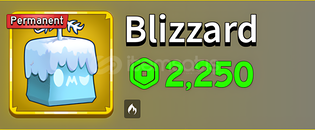 ✨Blox Fruits Permanent Blizzard ✨