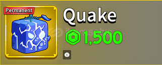 ✨Blox Fruits Permanent Quake ✨