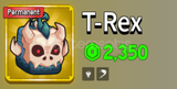 ⭐Blox Fruits Permanent T-Rex GİF⭐