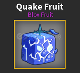 Blox fruits | Quake Fruit