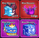 Blox Fruits Shadow+Spirit (Pho+Quake Hediye)