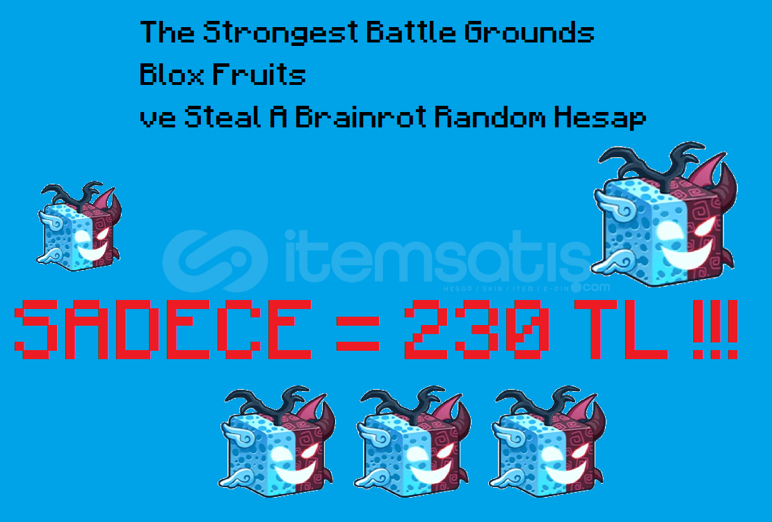 Blox Fruits, TSB ve StealABrainrot Random Hesap Blox Fruits, TSB ve StealABrainrot Random Hesap
