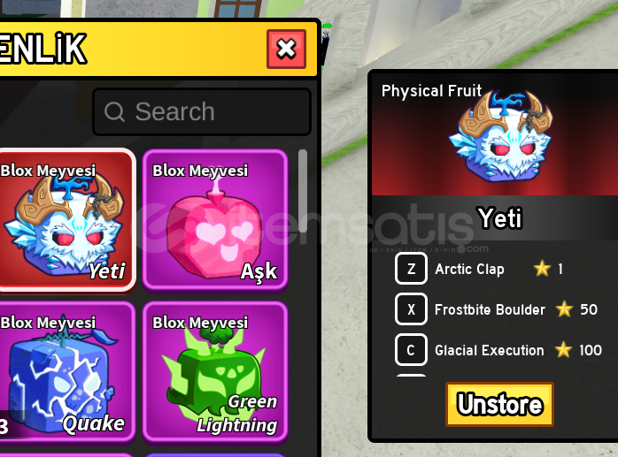 Blox Fruits yeti Blox Fruits yeti