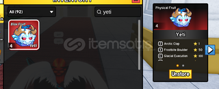 BLOX FRUITS YETI FRUIT