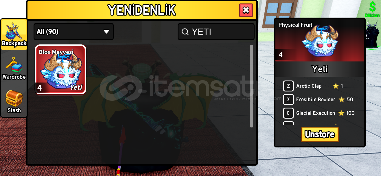 BLOX FRUITS YETI FRUIT BLOX FRUITS YETI FRUIT