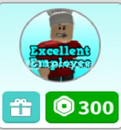 ✨BloxBurg Excellent Employee✨