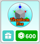 ✅​ [Bloxburg] Transform PLus