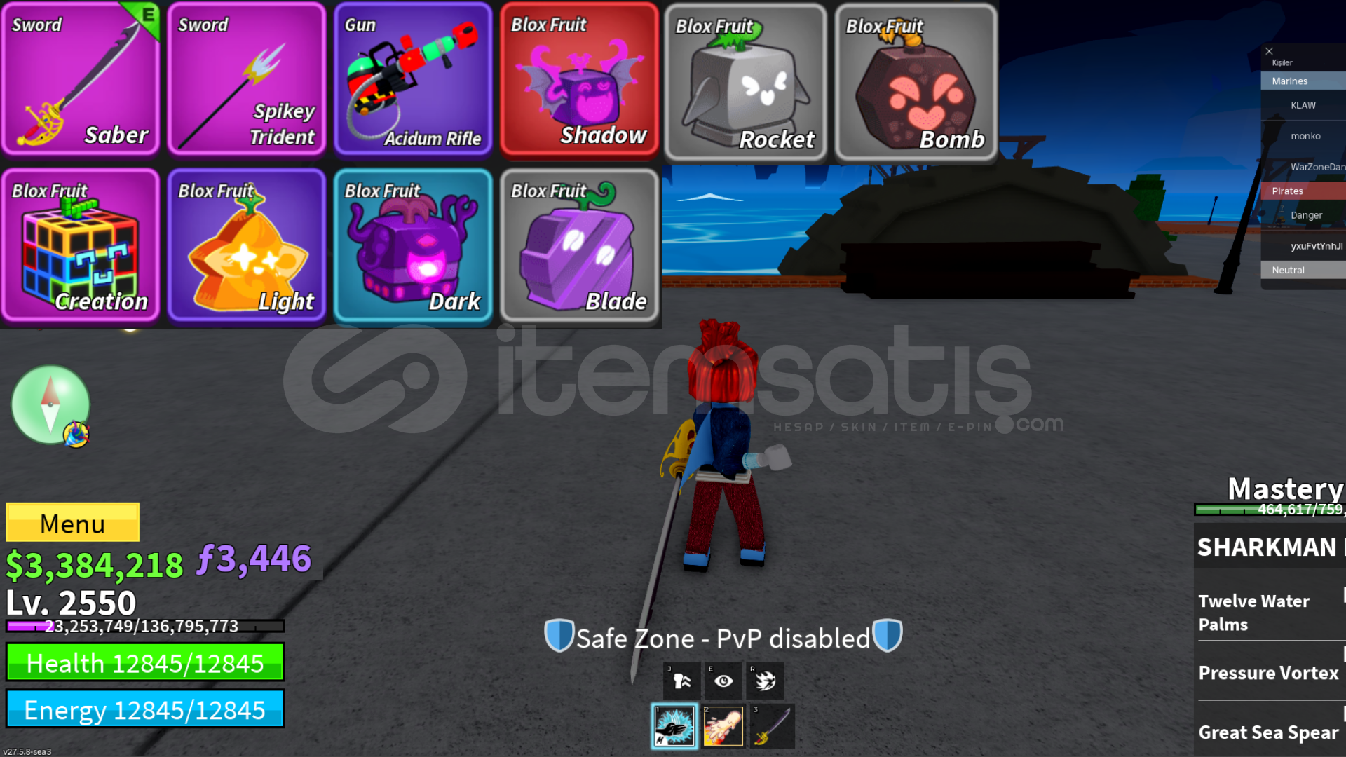 ✅BloxFruit✅2550 LVL⭐SHADOW GARANTİ⭐3.3M ✅BloxFruit✅2550 LVL⭐SHADOW GARANTİ⭐3.3M