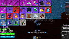 ✅BloxFruit✅2550 LVL⭐SG SPİRİT GOD GARANTİ⭐4.1M