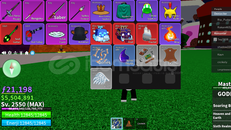 ✅BloxFruit✅2550 LVL⭐SG CONTROL GOD GARANTİ⭐5.5M