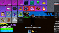 ✅BloxFruit✅2550 LVL⭐MAMMOTH GOD GARANTİ⭐1.9M