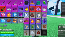 ✅BloxFruit✅2550 LVL⭐SG GRAVİTY GOD GARANTİ⭐41K