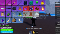 ✅BloxFruit✅2550 LVL⭐SHADOW GOD GARANTİ⭐2.9M