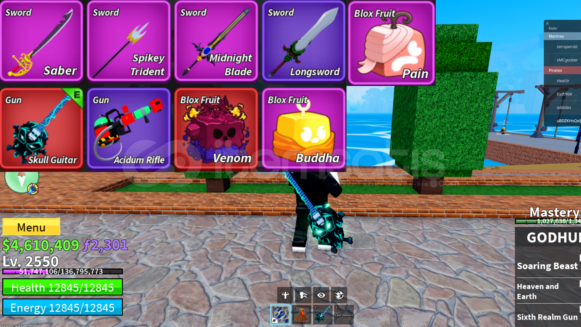 ✅BloxFruit✅2550 LVL⭐VENOM GOD GARANTİ⭐4.6M ✅BloxFruit✅2550 LVL⭐VENOM GOD GARANTİ⭐4.6M