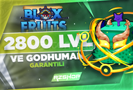 ⭐BloxFruits 2800 Level + Godhuman | Garantili⭐