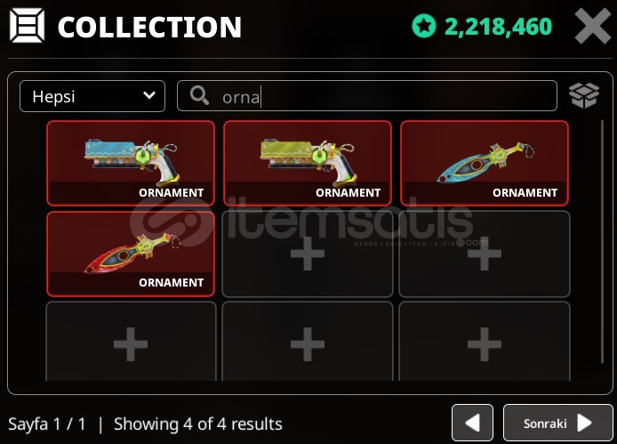 ORNAMENT SETs ORNAMENT SETs